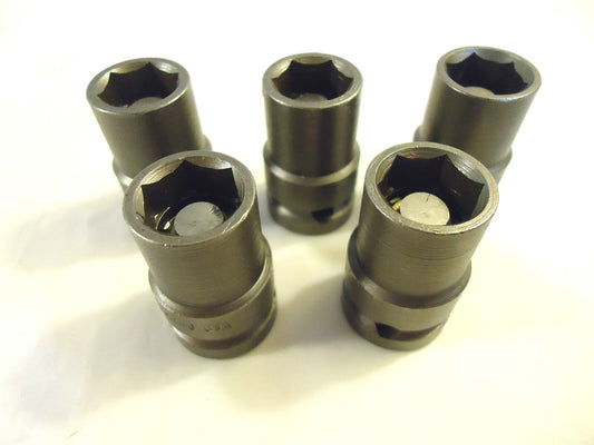 Magnetic Sockets, 5 pcs, 1/2” Drive X 9/16” Hex, Impact, Hanson, USA, NEW/OTHER.