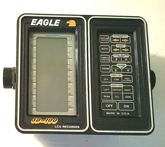 EAGLE POSITIONAL SONAR RECORDER 3D-100 Transducer and Cassette Instruction Works