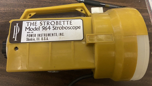 Power Instruments, Inc, The Strobette Model 964 Stroboscope.