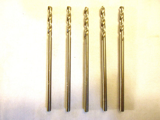 Drill Bits, #32 Cobalt, USA, Chicago Latrobe, 5 pc Lot, New/Other.