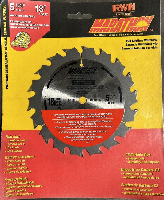 Irwin Marathon 5 1/2in Saw Blade