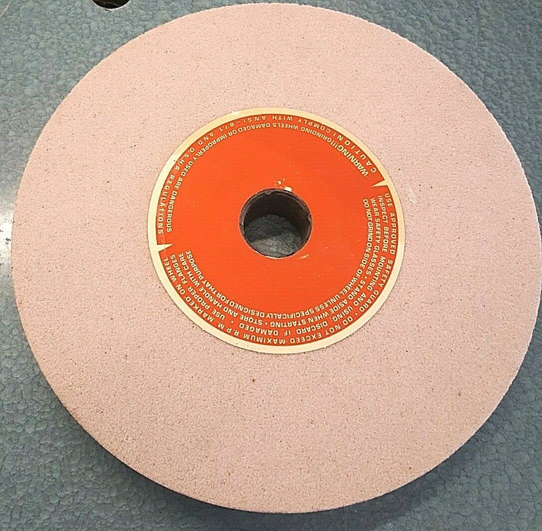 CARBORUNDUM 10" X 1-1/4" X 1-1/4" PINK SURFACE GRINDING WHEEL PA-54-H8-V40, NEW