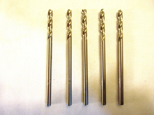 Drill Bits, #28 Cobalt, Made in the USA, Chicago Latrobe, 5 Piece Lot, New/Other