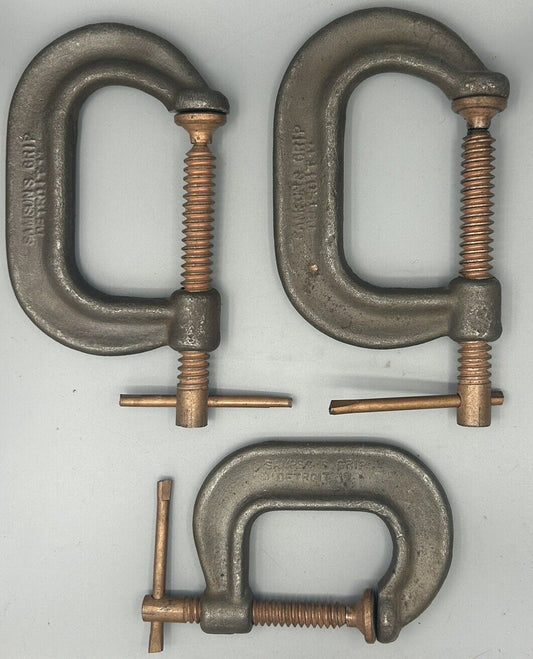 USA Samson Grip Clamps 3 Pc Set