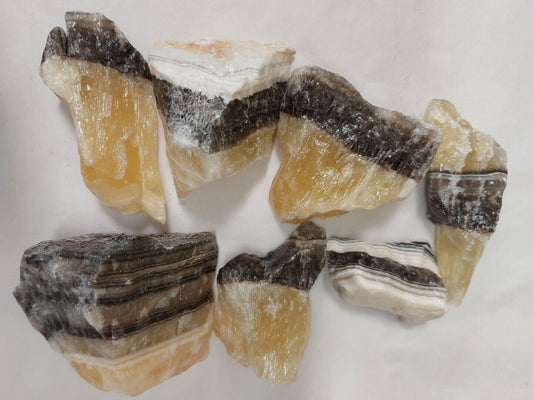 Zebra Onyx Calcite Rough 1lb