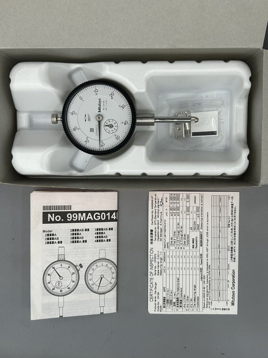 Mitutoyo Dial Indicator 0-1”x.001” (No. 2416A)