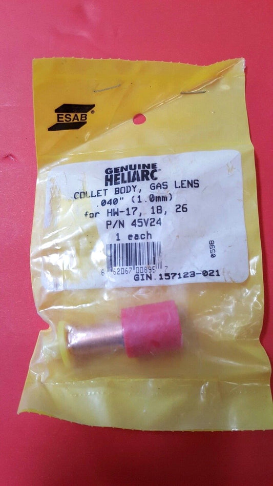 Genuine ESAB Heliarc TIG Gas Lens Collet Body (Various Sizes Available) New,USA