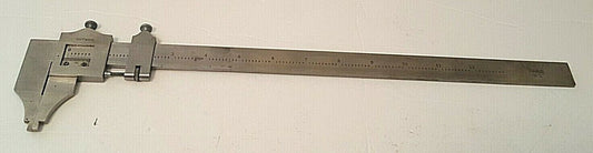 Vintage TUMICO 75-12 Vernier Caliper with Nib Style Jaws, 0-12" Range, .001"