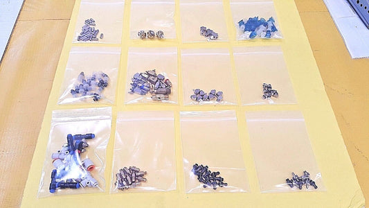 Clippard Minimatic Miniature Pneumatic Fittings, 200+ PCS. Assorted Lot, New/Oth