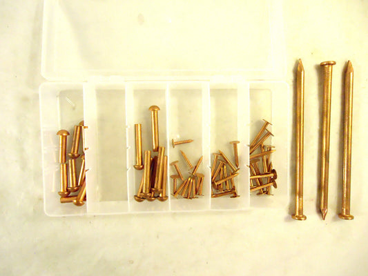 Non Sparking Round Head Rivet Pins and Nail Assortment, New/Other