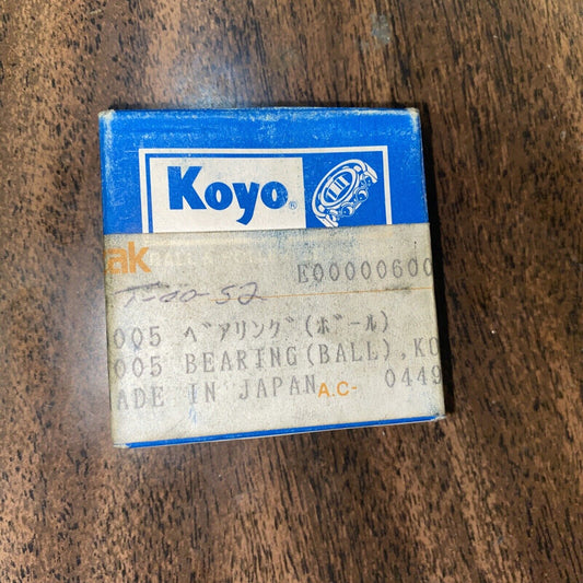 KOYO Bearing #6005, 25x47x12.