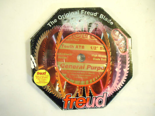 Freud Saw Blade TK007, 6”, 40 Tooth, Advanced Anti-Kickback Design, NEW.