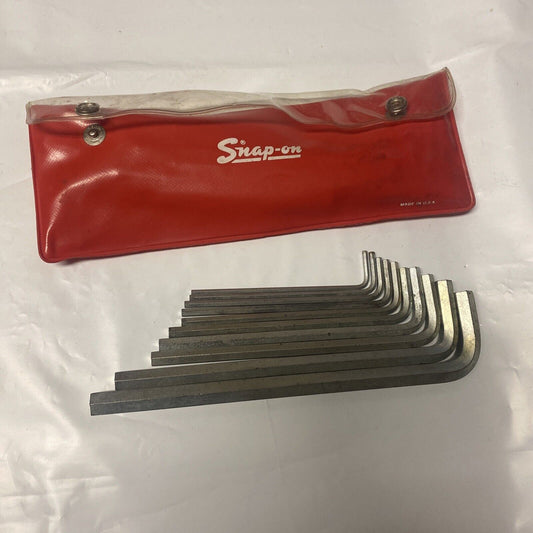 Snap-on Hex Keys, 10pc, 3/32”-3/8.