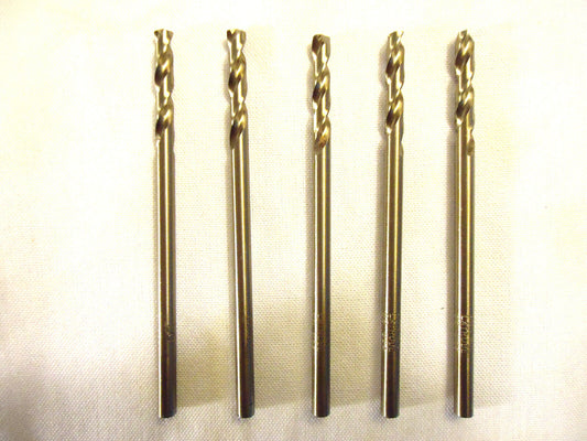 Drill Bits, #20 Cobalt, USA, Chicago Latrobe, 5 pc Lot, New/Other.